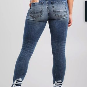 Mid-Rise Payton Ankle Skinny Stretch Jeans